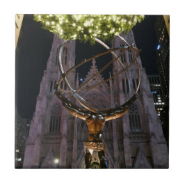 Azulejo De Cerâmica Atlas e Ruas. Catedral de Patrick -