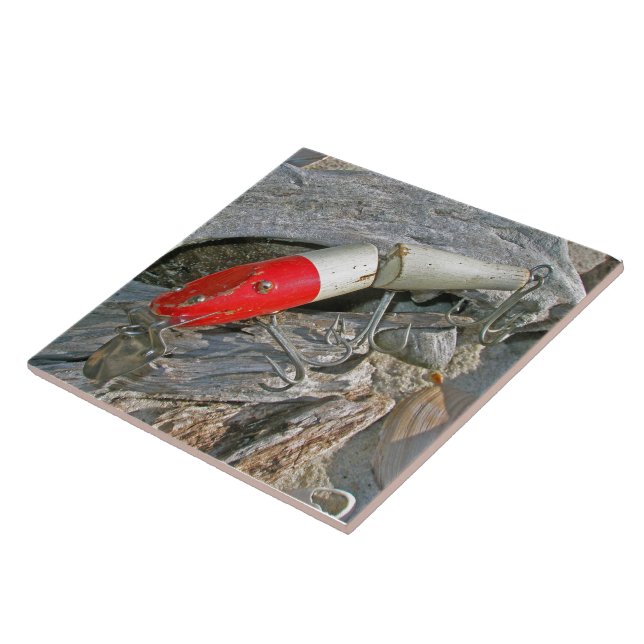 Azulejo De Cerâmica Atração articulada caboz do Redhead de Pikie da (Lateral)