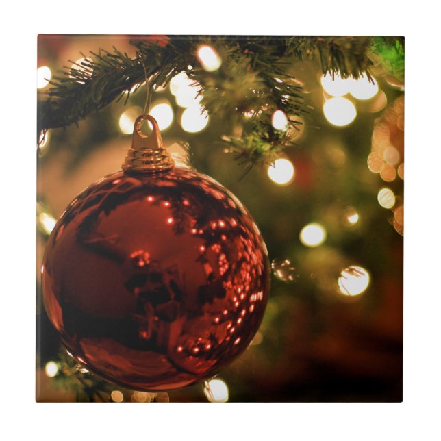 Azulejo De Cerâmica Atraso de Natal (Frente)