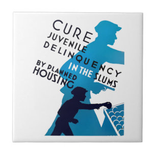 Azulejo De Cerâmica Atraso Juvenil Cure nos Favelas