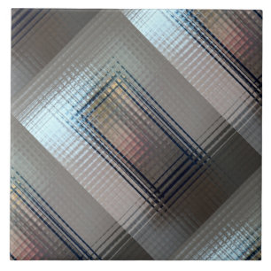 Azulejo De Cerâmica Através das portas de vidro