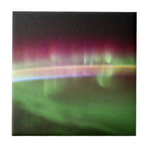 Azulejo De Cerâmica Aurora Australis - Estação Espacial Internacional
