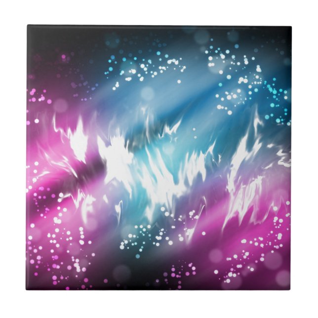 Azulejo De Cerâmica Aurora boreal (Frente)