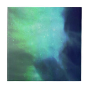 Azulejo De Cerâmica Aurora boreal/Aurora Borealis