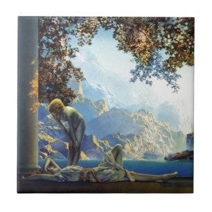 Azulejo De Cerâmica Aurora de Maxfield Parrish