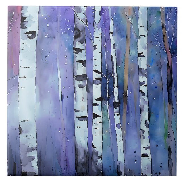 Azulejo De Cerâmica Aurora Entre o Nascimento (Frente)