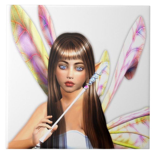 Azulejo De Cerâmica Aurora Fae (Frente)