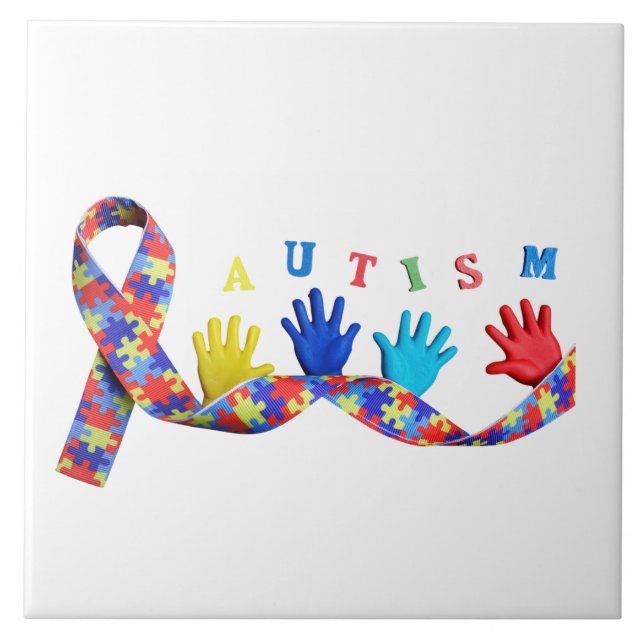 Azulejo De Cerâmica Autism (Frente)