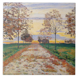 Azulejo De Cerâmica Autumn Evening (por Ferdinand Hodler)