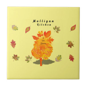Azulejo De Cerâmica Autumn Love