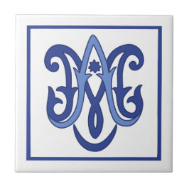 Azulejo De Cerâmica Ave Maria