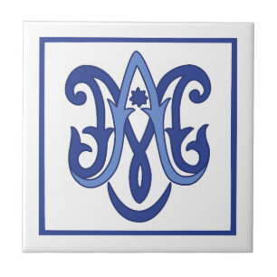 Azulejo De Cerâmica Ave Maria