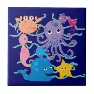 Azulejo De Cerâmica Aventura submarina