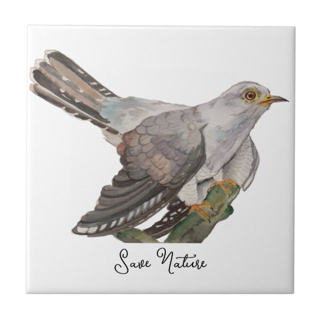 Azulejo De Cerâmica Aves aquáticas (Frente)