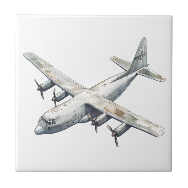 Azulejo De Cerâmica Avião (Frente)