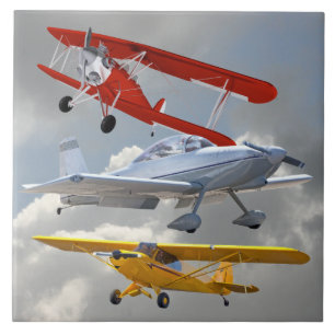 AZULEJO DE CERÂMICA AVIÕES