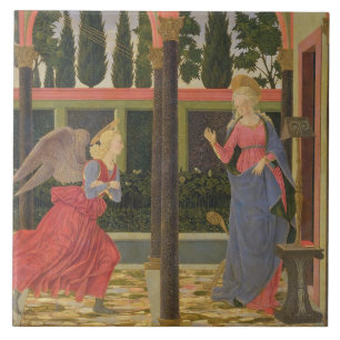 Azulejo De Cerâmica Aviso, c.1457 (tempera no painel)