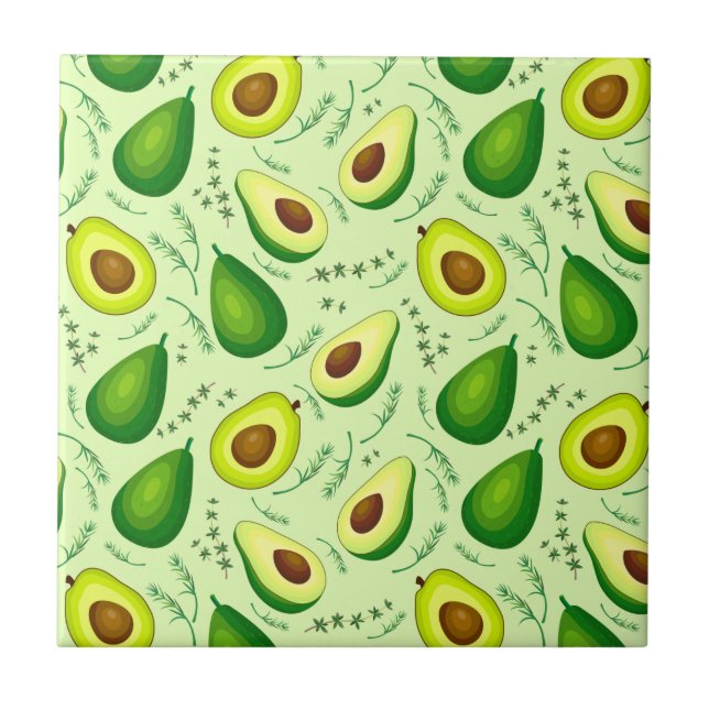 Azulejo De Cerâmica Avocado (Frente)
