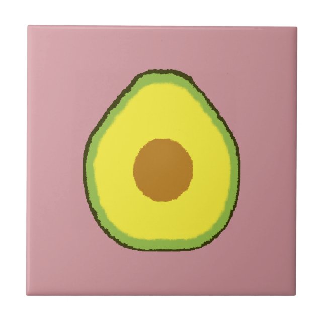 Azulejo De Cerâmica Avocado (Frente)