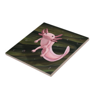 Azulejo de cerâmica Axolotl