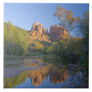Azulejo De Cerâmica AZ, Arizona, Sedona, Área de Recreação da Lua Cres