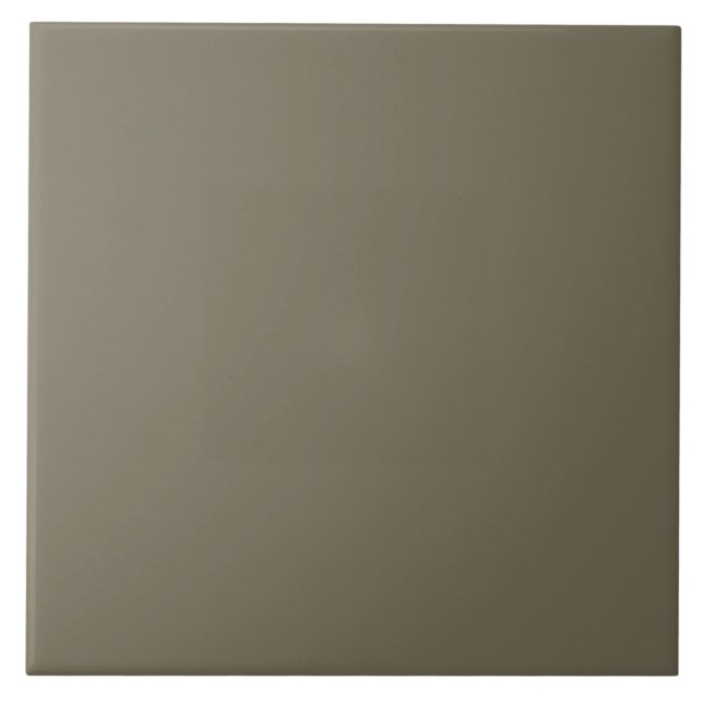 Azulejo De Cerâmica Azeite verde-sólido queimado 746d57 (Frente)