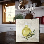 Azulejo De Cerâmica Azeitonas de Toscana-de-Oliva-Russas Aquarelas<br><div class="desc">Azeitonas e ramos de design num fundo falso. A garrafa de azeite foi adicionada a esta design para dar uma olhada na Toscana. Combine e combine com outros azulejos para criar o seu aspecto perfeito. 100% de satisfação do cliente com o "Zazzle" todos os dias.</div>