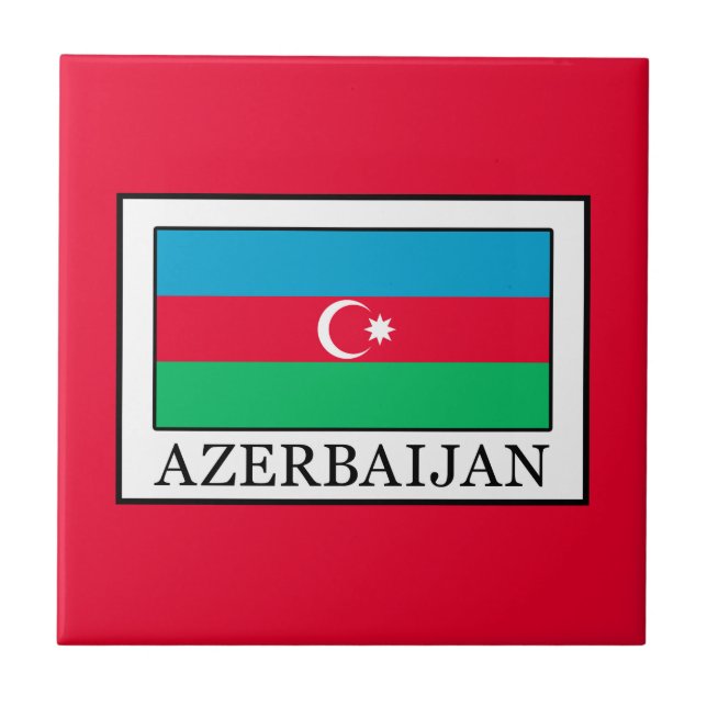 Azulejo De Cerâmica Azerbaijão (Frente)