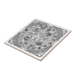 Azulejo De Cerâmica AZTEC OU MEXICA mexicana,