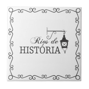 Azulejo De Cerâmica Azujejo Rios de História