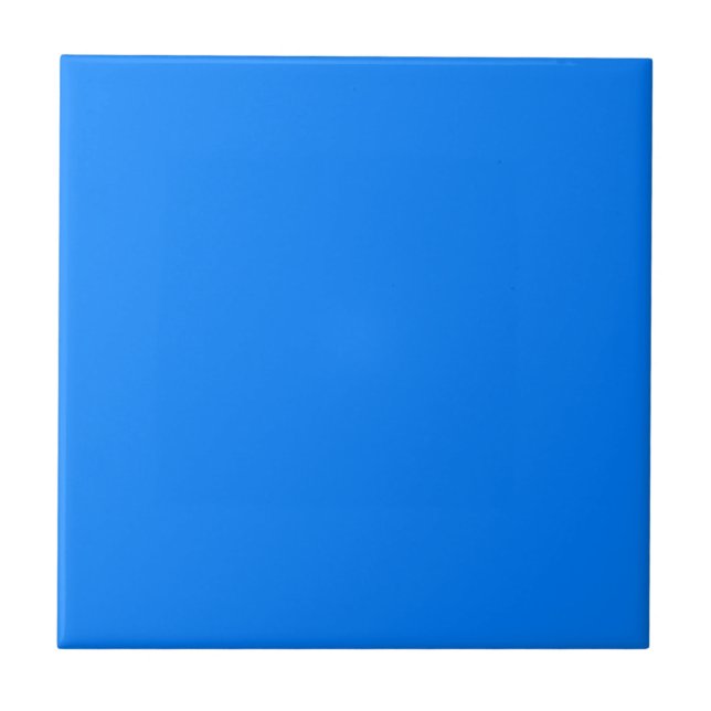 Azulejo De Cerâmica Azul (Frente)