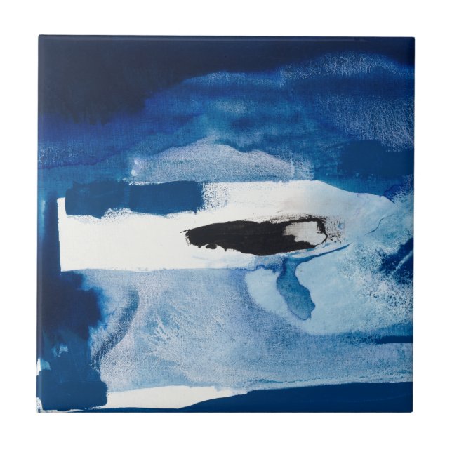 Azulejo De Cerâmica Azul Amore II (Frente)