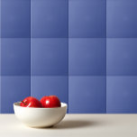 Azulejo De Cerâmica Azul Amparo de cor sólida elegante<br><div class="desc">Placa de cor sólida elegante Amparo Blue design.</div>