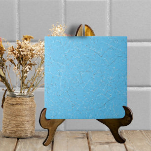 Azulejo De Cerâmica Azul Aqua Azul-fissurado - Textura Moderna Simples