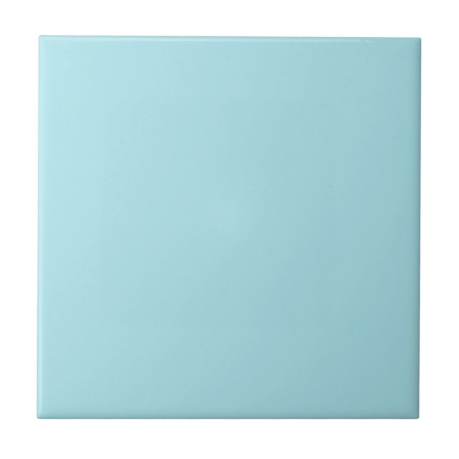 Azulejo De Cerâmica Azul Blizzard Cor Sólida (Frente)