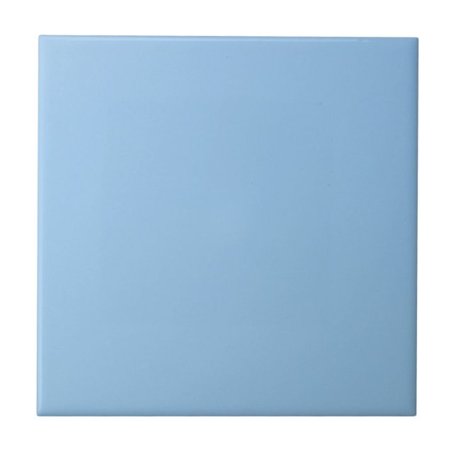 Azulejo De Cerâmica Azul Celeste Costeiro (Frente)