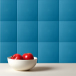 Azulejo De Cerâmica Azul-ceruliano de cor simples<br><div class="desc">Design azul-ceruliano de cor simples.</div>