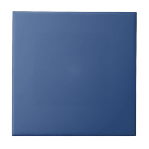 Azulejo De Cerâmica Azul Clássico Cor Sólida Simples