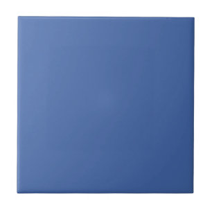 Azulejo De Cerâmica Azul Cobalto Minimalista Elegante Cor Sólida