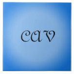 Azulejo De Cerâmica Azul Cornflower Sangria<br><div class="desc">Este belo azulejo de cerâmica azul de girassol de sangria mantém seu backsplash bonito. Ele também pode ser personalizado para torná-lo seu próprio azulejo bolsa exclusivo.</div>