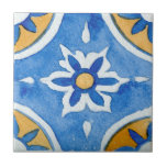 Azulejo De Cerâmica Azul e Amarelo - Cor d'água - Padrão mediterrânico<br><div class="desc">Apresentando o Azulejo de Cerâmica Padrão de Cor Azul e Amarela para uma declaração de design realmente notável e artística em sua cozinha! Com suas matizes arrojadas de padrão azul e amarelo em um efeito de aquarela, esses azulejos exclusivos criam um aspecto exótico, mas eterno, que certamente será um início...</div>