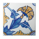 Azulejo De Cerâmica Azul e Amarelo Floral Mediterrânica<br><div class="desc">Apresentando o Azulejo cerâmico de cor azul e amarelo floral mediterrânico para uma declaração verdadeiramente notável e artística em sua cozinha! Com suas matizes arrojadas de padrão azul e amarelo em um efeito de aquarela, esses azulejos exclusivos criam um aspecto exótico, mas eterno, que certamente será um início de conversa...</div>