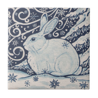 Azulejo De Cerâmica Azul e Branco no natal original