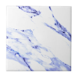 Azulejo De Cerâmica Azul e mármore branco
