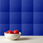 Azulejo De Cerâmica Azul egípcio sólido<br><div class="desc">Design azul egípcio sólido.</div>