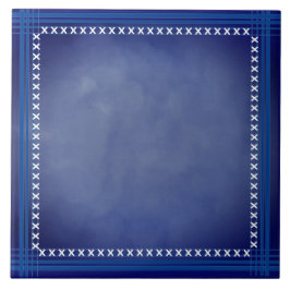Azulejo De Cerâmica Azul Escocês