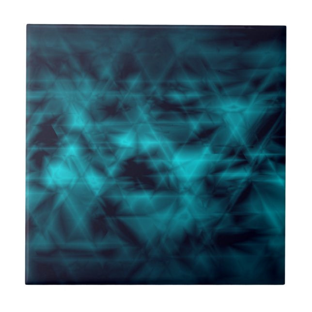 Azulejo De Cerâmica azul escuro (Frente)