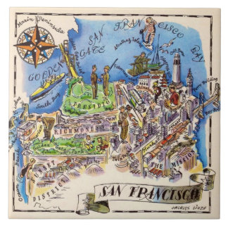 Azulejo de Cerâmica Azul Ilustrado de São Francisc