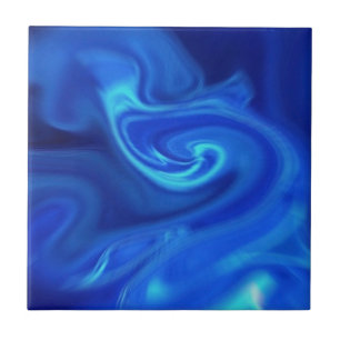 AZULEJO DE CERÂMICA AZUL LÍQUIDO