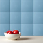 Azulejo De Cerâmica Azul pastel sólido, seco, em forma simples<br><div class="desc">Design azul pastel simples e poeirento.</div>